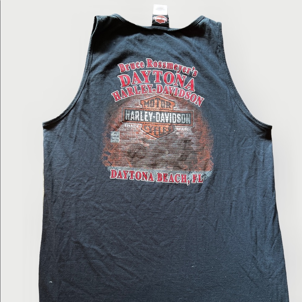 Mens Harley Davidson Dealership Tank Top from Bruce Rossmeyer's Daytona Florida
